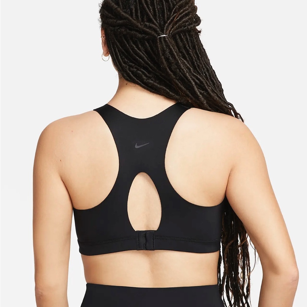NWT Nike Women's Dri-FIT Alpha High-Support Padded Zip-Front Sports Bra